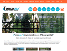 Tablet Screenshot of ifenceusa.com